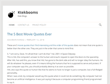 Tablet Screenshot of ktekbooms.com